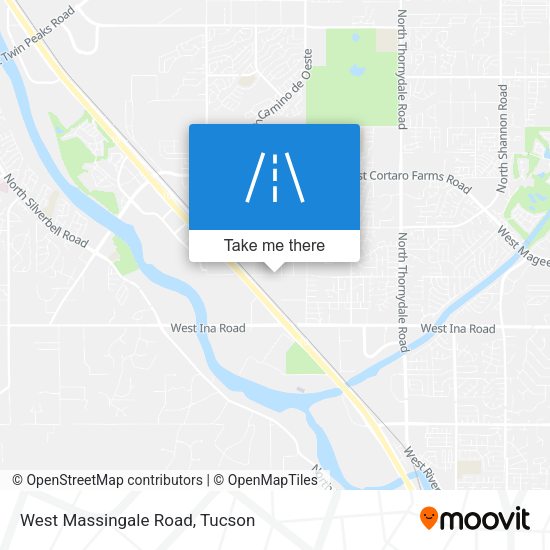 West Massingale Road map