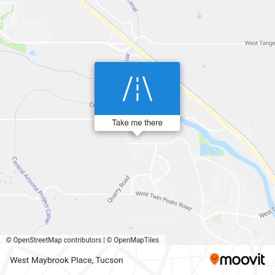 Mapa de West Maybrook Place