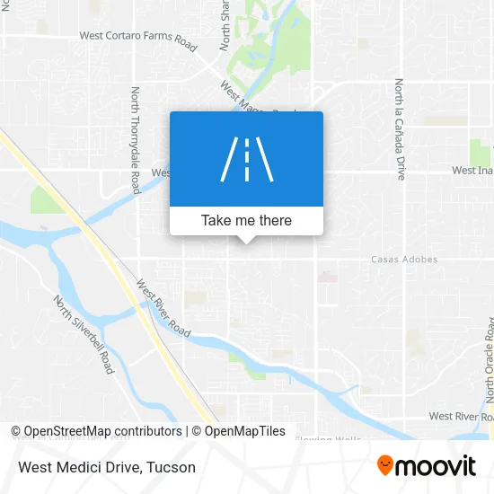 Mapa de West Medici Drive