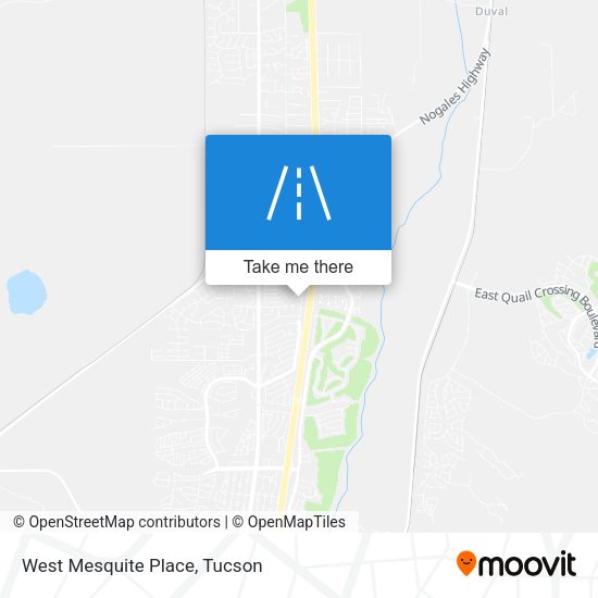 West Mesquite Place map