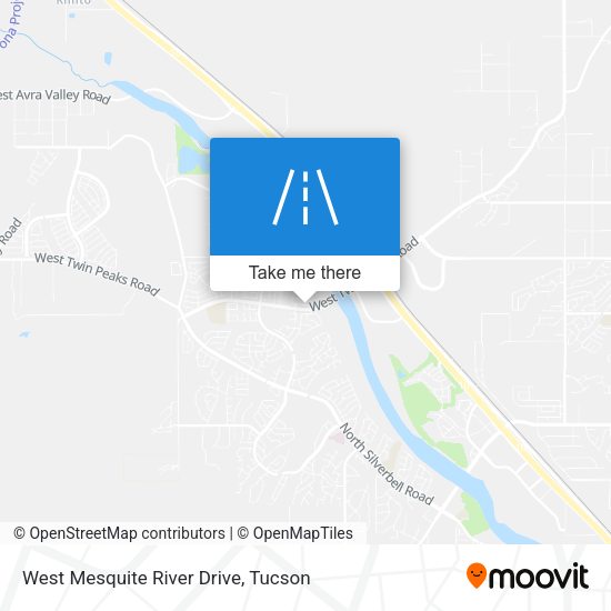 West Mesquite River Drive map