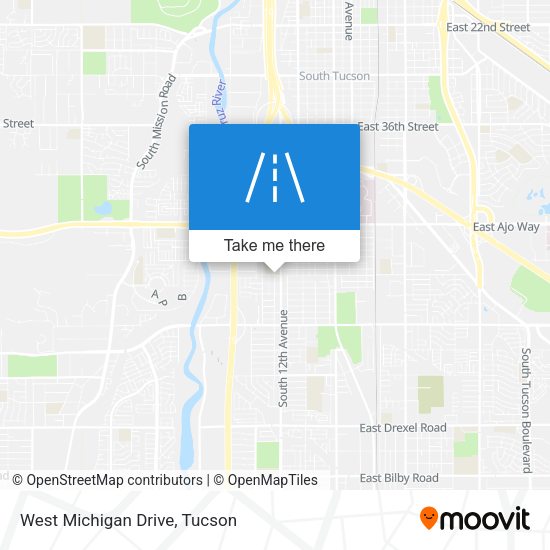 West Michigan Drive map
