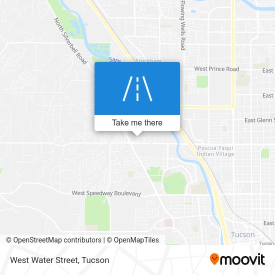 Mapa de West Water Street