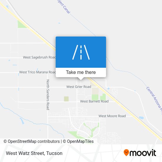 Mapa de West Watz Street