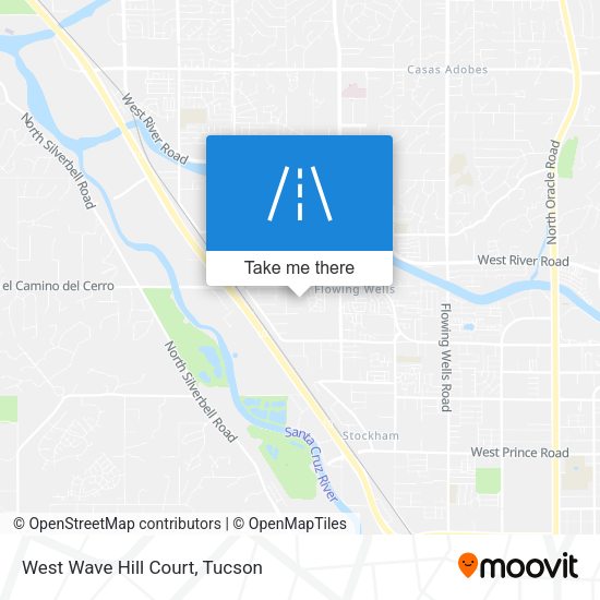 West Wave Hill Court map