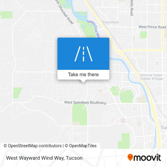 West Wayward Wind Way map
