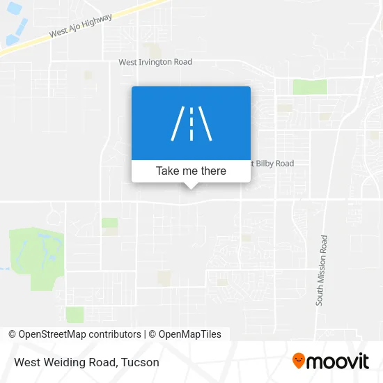 West Weiding Road map