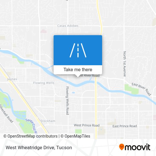 West Wheatridge Drive map