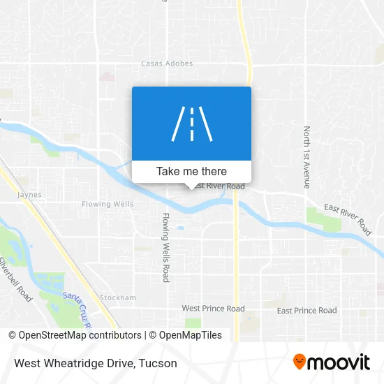 West Wheatridge Drive map