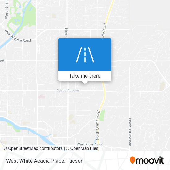 West White Acacia Place map
