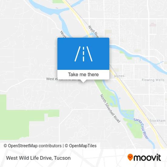 West Wild Life Drive map