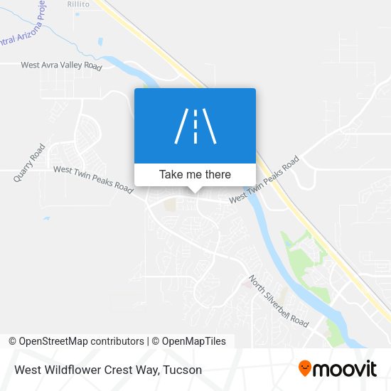 West Wildflower Crest Way map