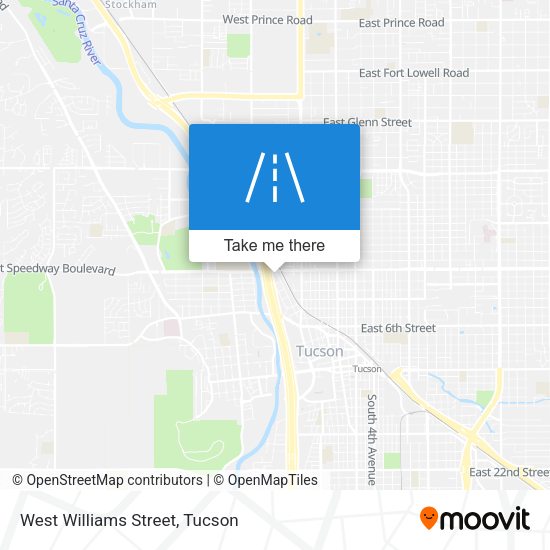 West Williams Street map