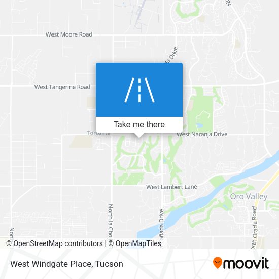 West Windgate Place map