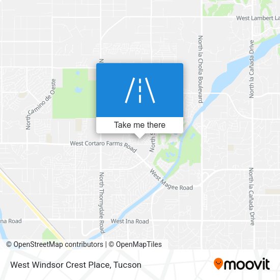 West Windsor Crest Place map