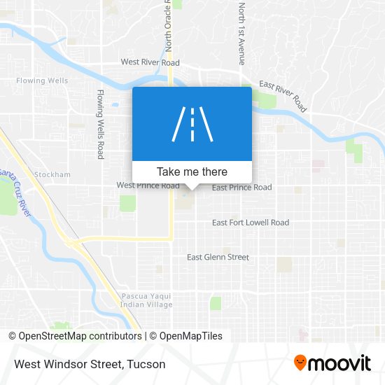 West Windsor Street map