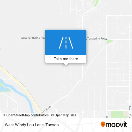West Windy Lou Lane map