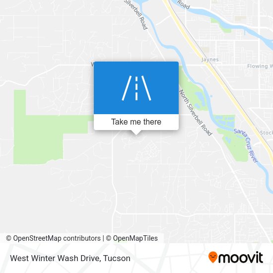 Mapa de West Winter Wash Drive