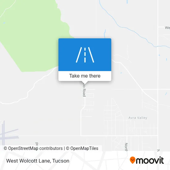 West Wolcott Lane map