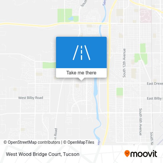 Mapa de West Wood Bridge Court