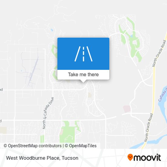 West Woodburne Place map
