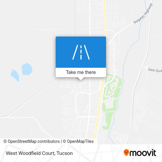 West Woodfield Court map