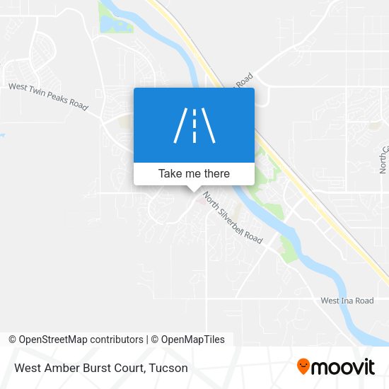 Mapa de West Amber Burst Court