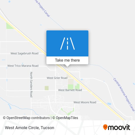 Mapa de West Amole Circle
