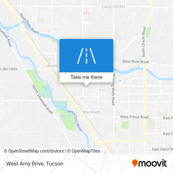 Mapa de West Amy Drive