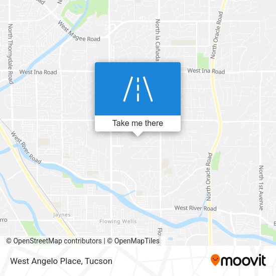 Mapa de West Angelo Place