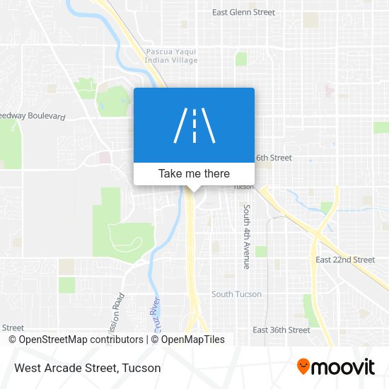 Mapa de West Arcade Street
