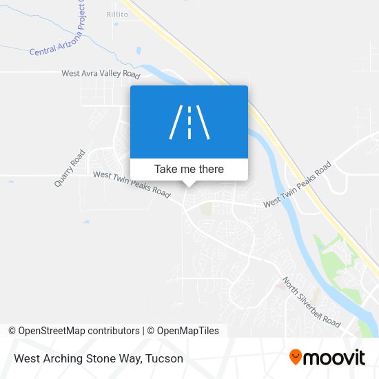 West Arching Stone Way map