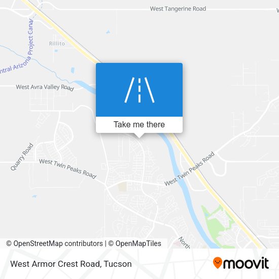 West Armor Crest Road map