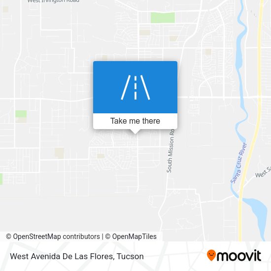 West Avenida De Las Flores map