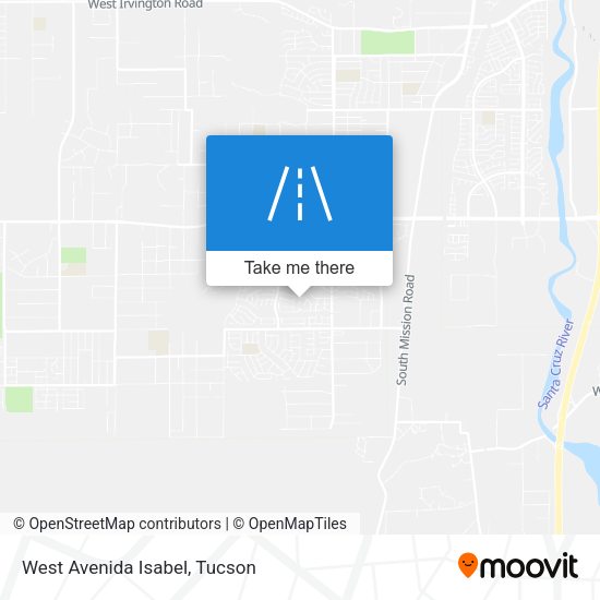 West Avenida Isabel map