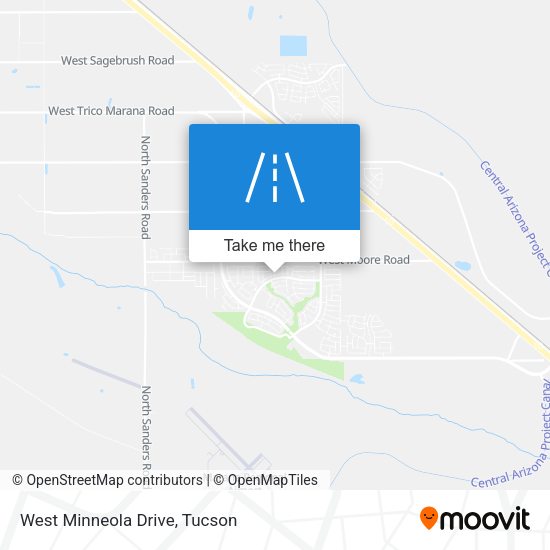 West Minneola Drive map