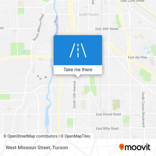 Mapa de West Missouri Street