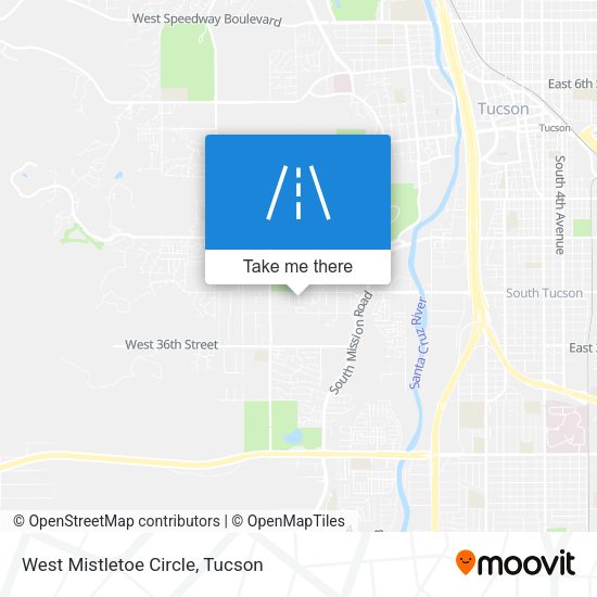 West Mistletoe Circle map