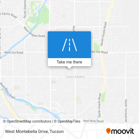 Mapa de West Montebella Drive