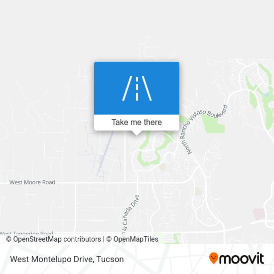 West Montelupo Drive map