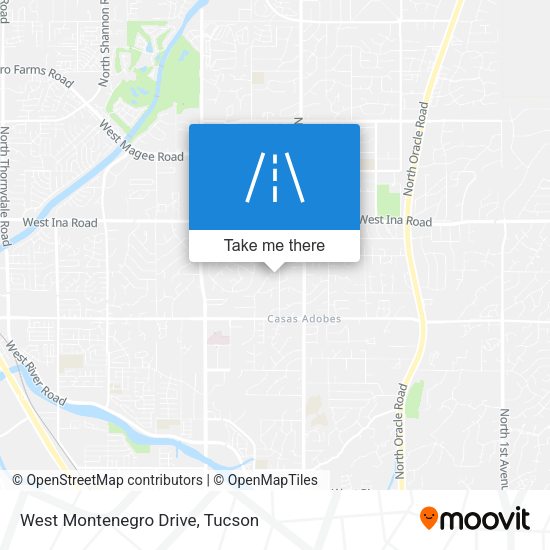 Mapa de West Montenegro Drive