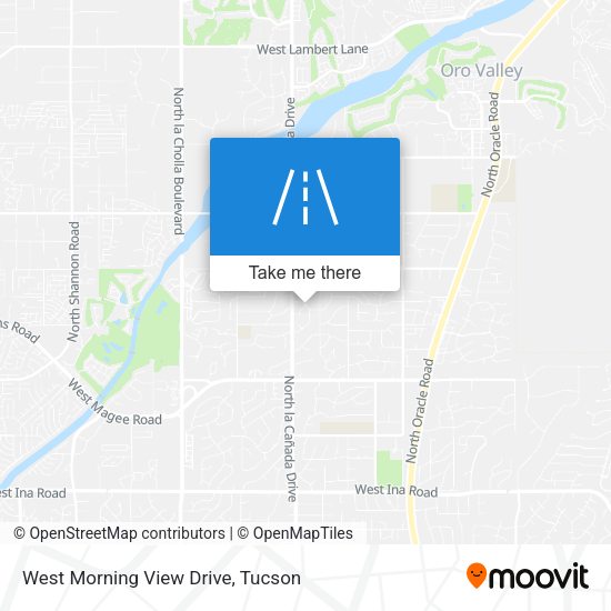 Mapa de West Morning View Drive