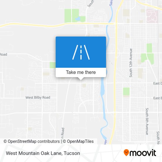 West Mountain Oak Lane map