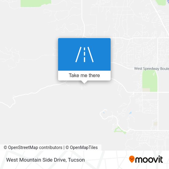 West Mountain Side Drive map