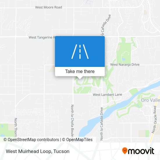 West Muirhead Loop map