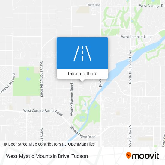 West Mystic Mountain Drive map