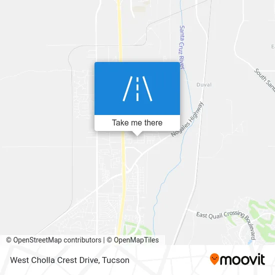 West Cholla Crest Drive map