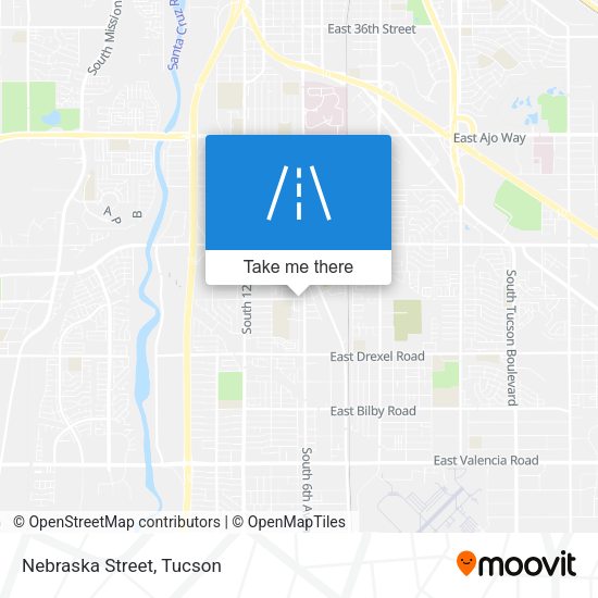 Nebraska Street map