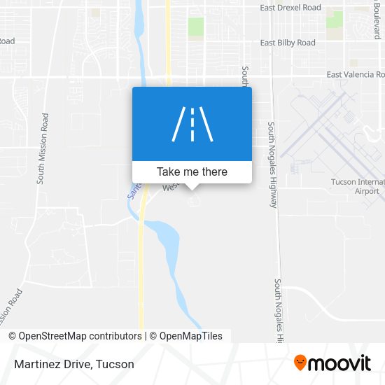 Martinez Drive map