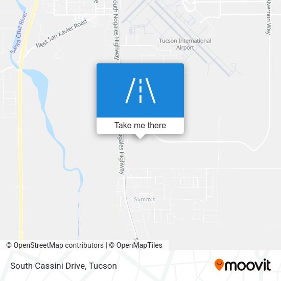 South Cassini Drive map